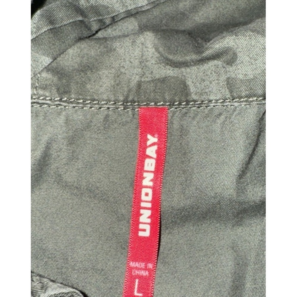 Union Bay Camo Jacket Hoodie Gray Camouflage Size Large Womens‎ - Picture 3 of 5